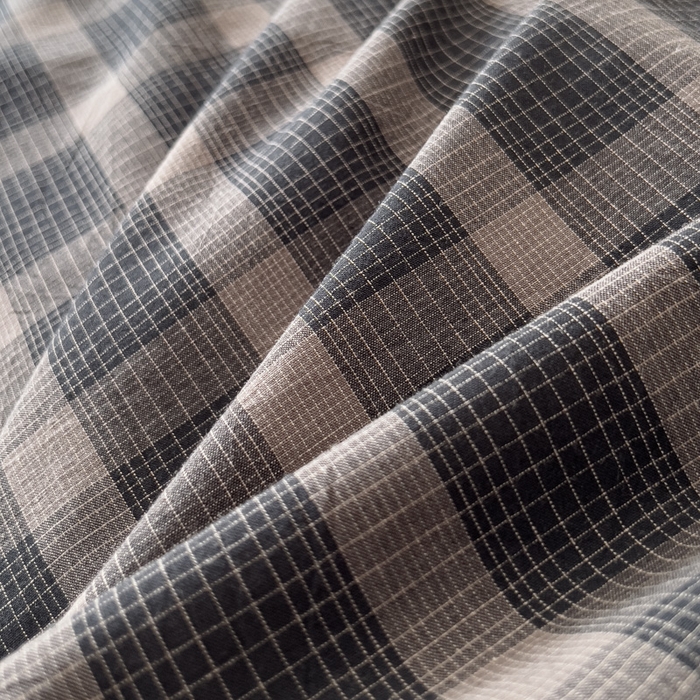 91家纺网 家纺一手货源 找家纺 （总）花香四季家纺 2026新款全棉色织水洗棉格子系列纯棉单双人床单单件