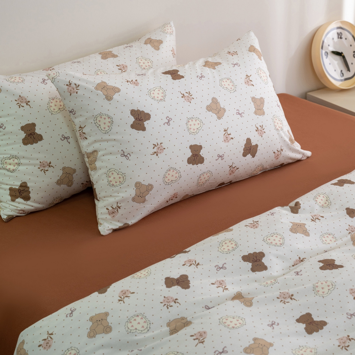 91家纺网 家纺一手货源 找家纺 （总）梦可莱家居 2026新款全棉纯棉针织棉印花可爱卡通系列四件套