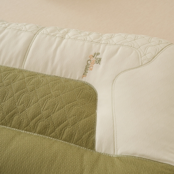 91家纺网 家纺一手货源 找家纺 梦叶草 2026新款枕就睡眠反弓牵引护颈枕助睡眠枕头 枕就睡眠反弓牵引枕-绿