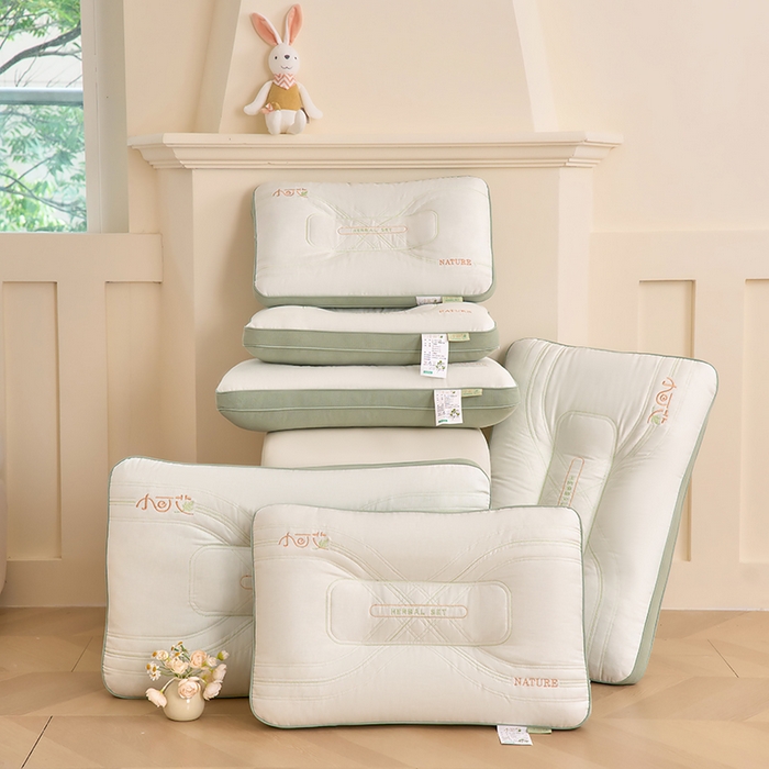 91家纺网 家纺一手货源 找家纺 （总）梦叶草 2026新款小可艾艾草护颈枕头枕芯