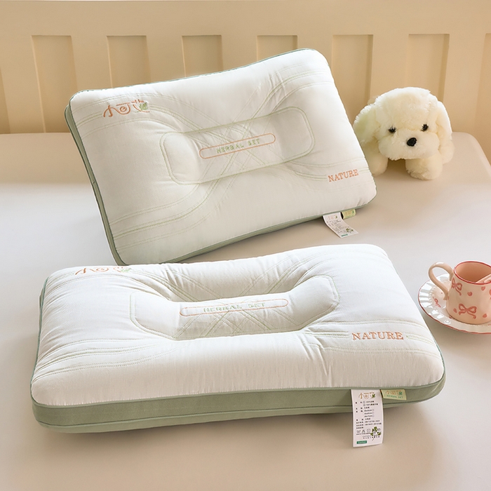 91家纺网 家纺一手货源 找家纺 （总）梦叶草 2026新款小可艾艾草护颈枕头枕芯