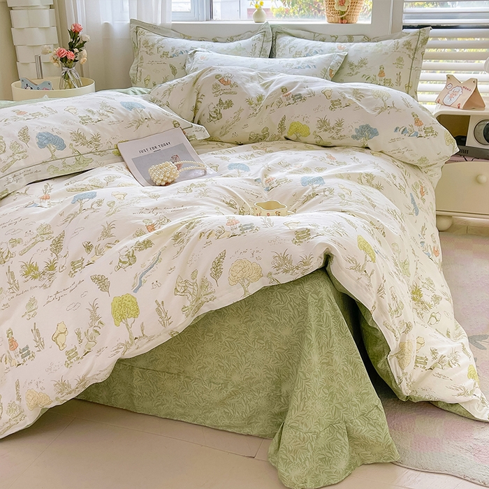 91家纺网 家纺一手货源 找家纺 （总）帛美家纺 2026新款全棉纯棉印花四件套