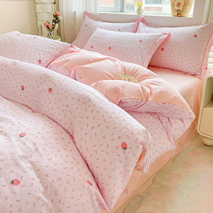 91家纺网 家纺一手货源 找家纺 （总）帛美家纺 2026新款全棉纯棉印花四件套