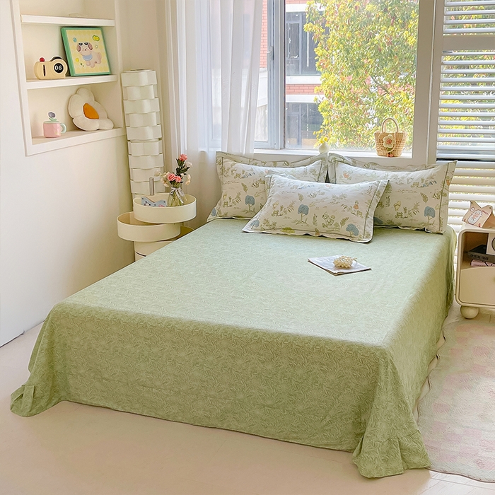 91家纺网 家纺一手货源 找家纺 帛美家纺 2026新款全棉纯棉印花四件套 童话故事