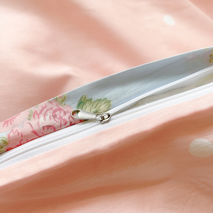 91家纺网 家纺一手货源 找家纺 帛美家纺 2026新款全棉纯棉印花四件套 沐蓝