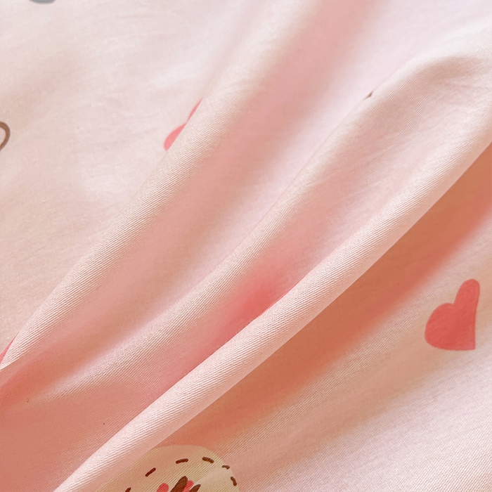 91家纺网 家纺一手货源 找家纺 帛美家纺 2026新款全棉纯棉印花四件套 心动