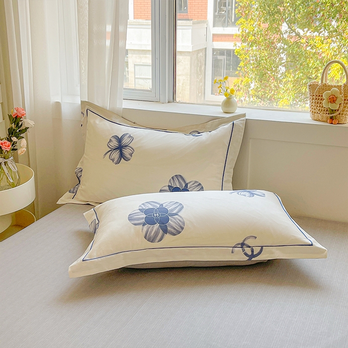 91家纺网 家纺一手货源 找家纺 帛美家纺 2026新款全棉纯棉印花四件套 薇薇安