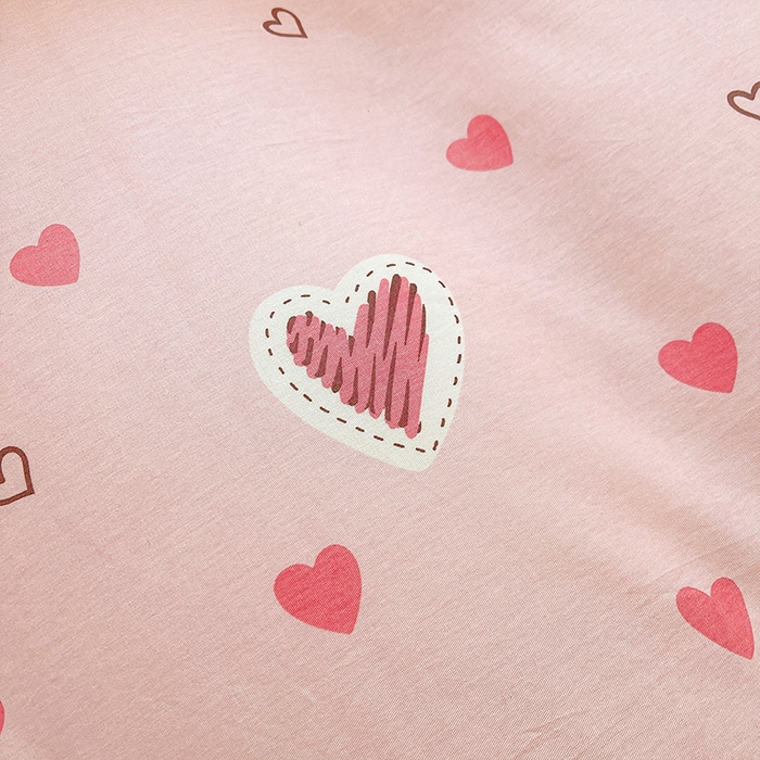 91家纺网 家纺一手货源 找家纺 帛美家纺 2026新款全棉纯棉印花四件套 心动