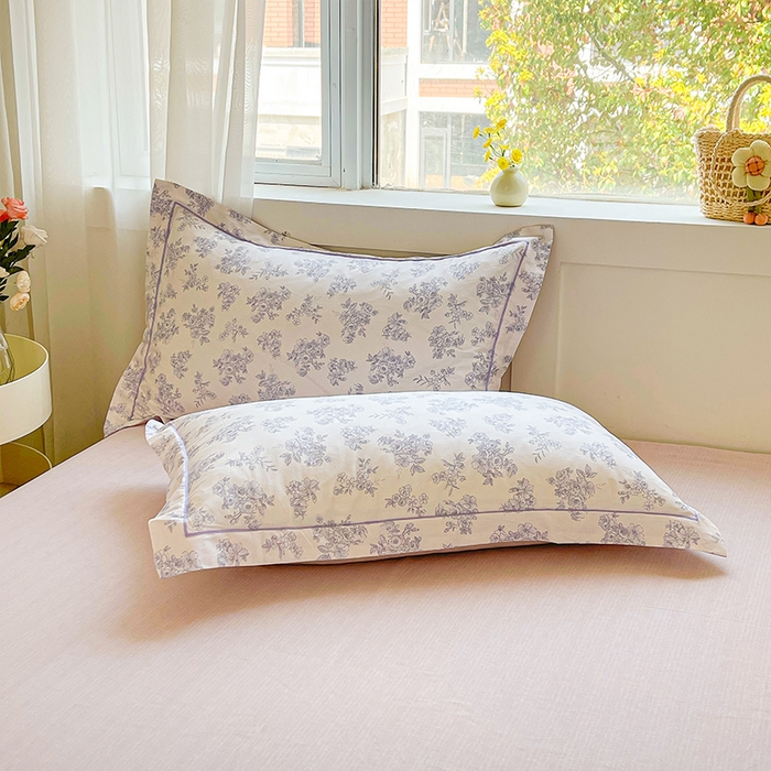 91家纺网 家纺一手货源 找家纺 帛美家纺 2026新款全棉纯棉印花四件套 枫桥夜泊