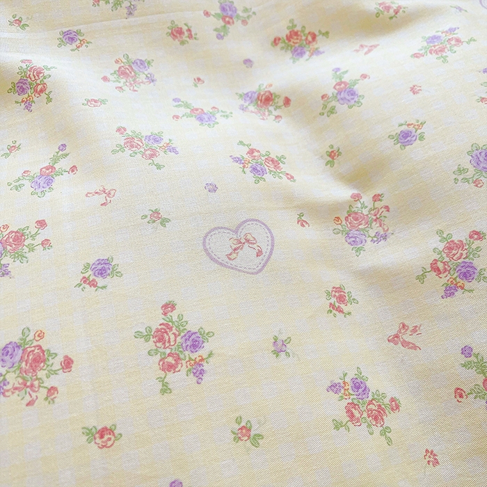 91家纺网 家纺一手货源 找家纺 帛美家纺 2026新款全棉纯棉印花四件套 凯蒂花园