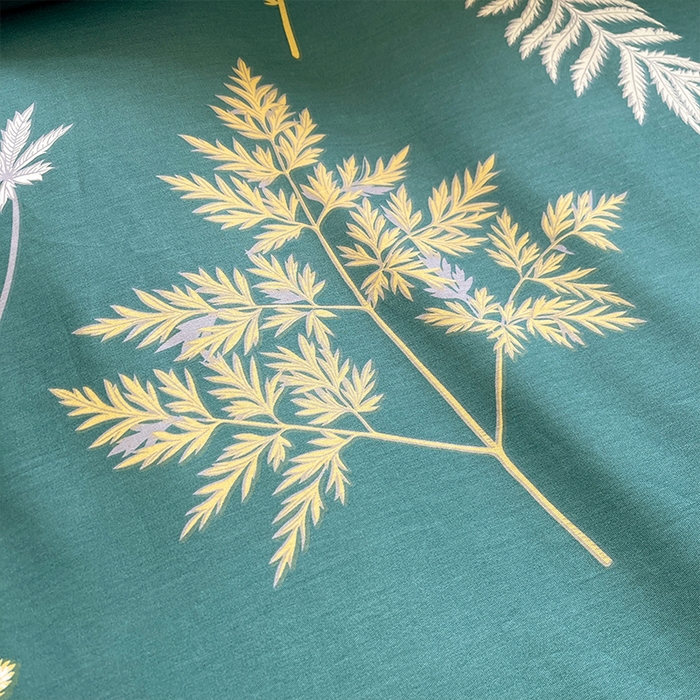 91家纺网 家纺一手货源 找家纺 帛美家纺 2026新款全棉纯棉印花四件套 窗前叶语