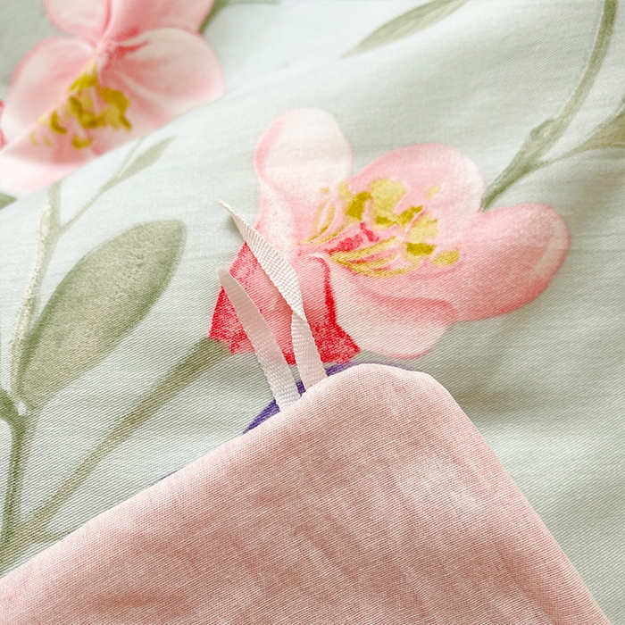 91家纺网 家纺一手货源 找家纺 帛美家纺 2026新款全棉纯棉印花四件套 云想花容