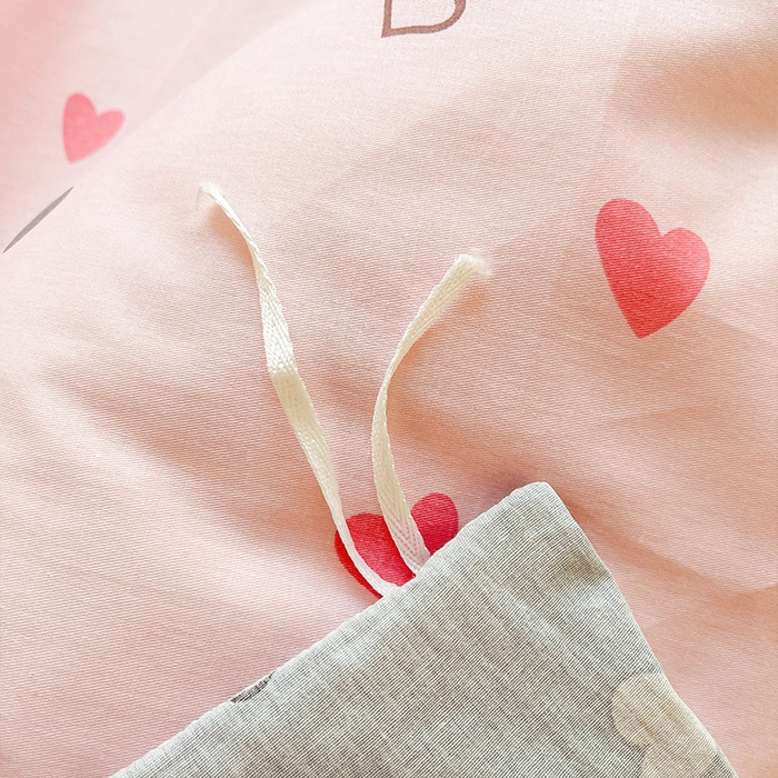 91家纺网 家纺一手货源 找家纺 帛美家纺 2026新款全棉纯棉印花四件套 心动