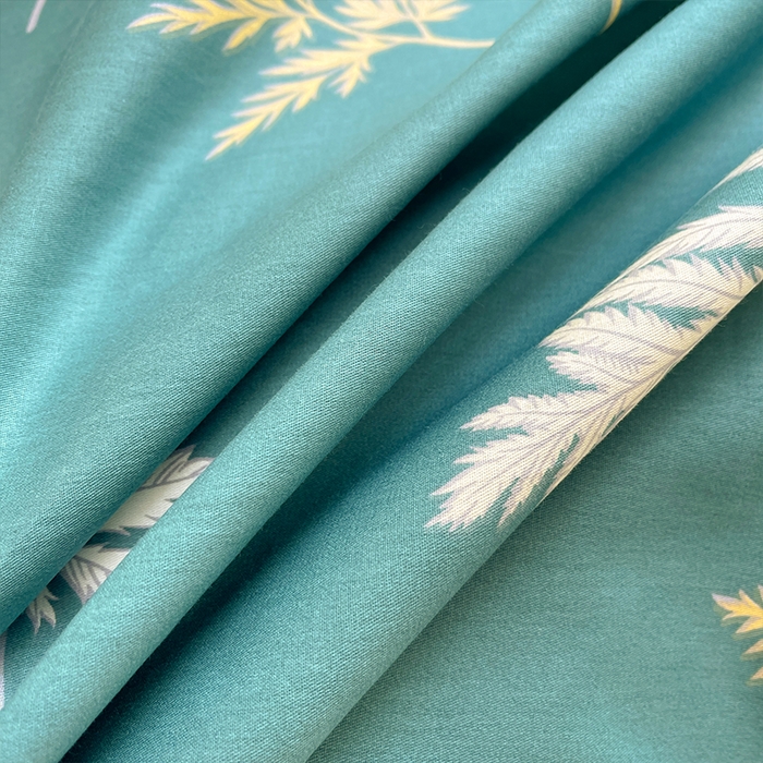 91家纺网 家纺一手货源 找家纺 帛美家纺 2026新款全棉纯棉印花四件套 窗前叶语