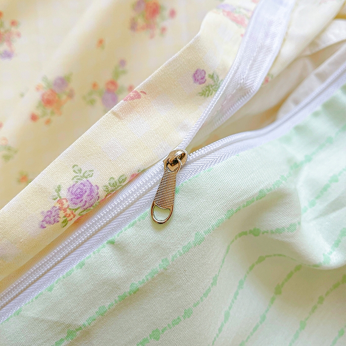 91家纺网 家纺一手货源 找家纺 帛美家纺 2026新款全棉纯棉印花四件套 凯蒂花园