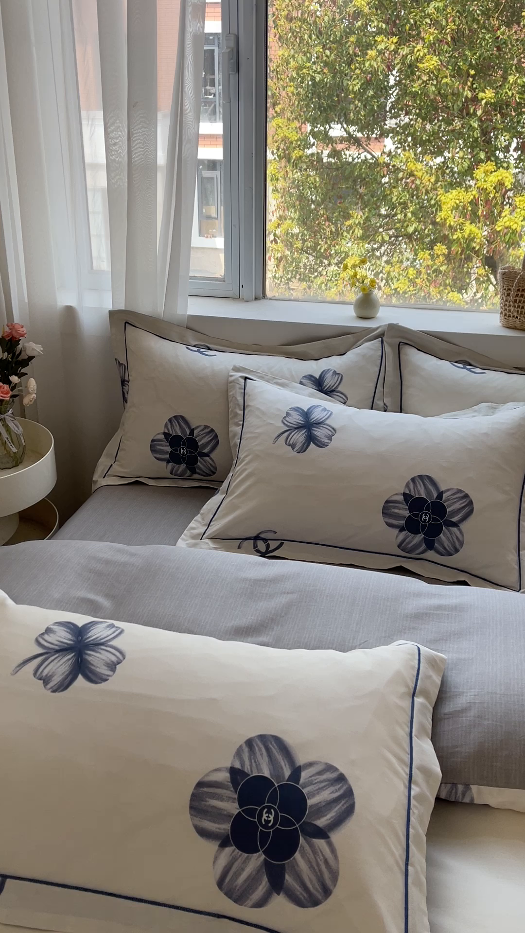 91家纺网 家纺一手货源 找家纺 帛美家纺 2026新款全棉纯棉印花四件套 薇薇安