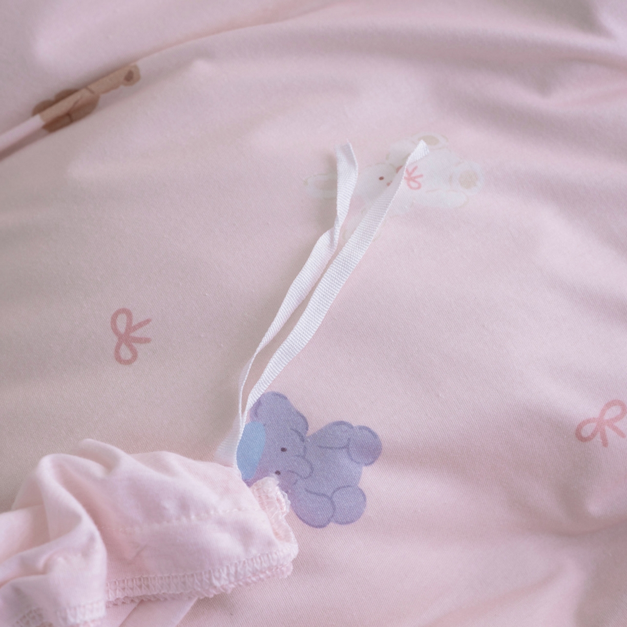 91家纺网 家纺一手货源 找家纺 梦可莱家居 2026新款全棉纯棉针织棉印花可爱卡通系列四件套 动物乐园