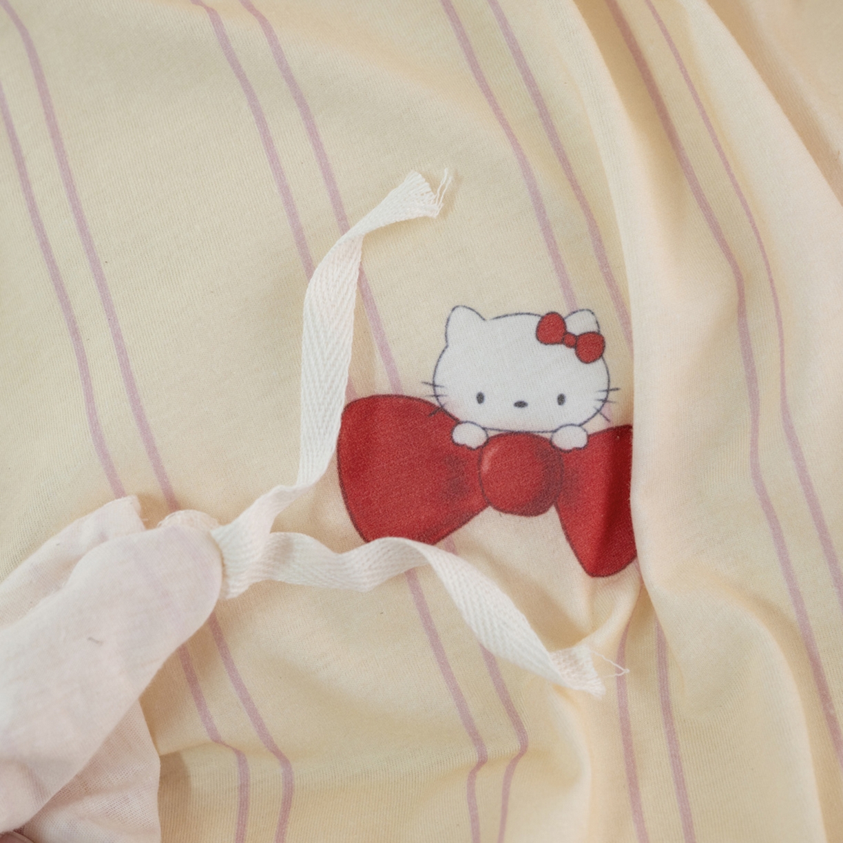 91家纺网 家纺一手货源 找家纺 梦可莱家居 2026新款全棉纯棉针织棉印花可爱卡通系列四件套 蝴蝶猫咪