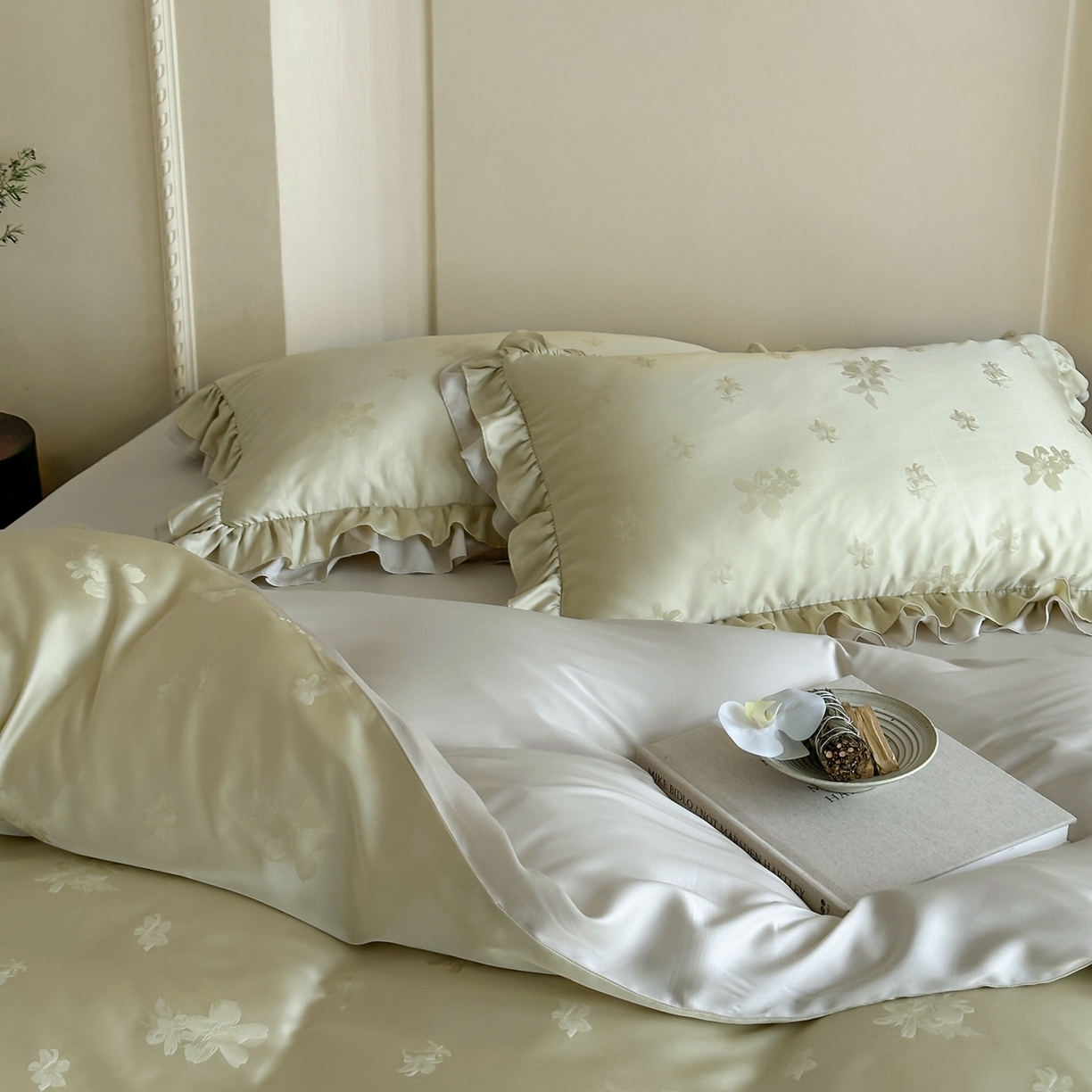 91家纺网 家纺一手货源 找家纺 玉宇阁家居 2026新款60S进口兰精天丝提花四件套-莫莫咖momocha 莫莫咖momocha-小野春和