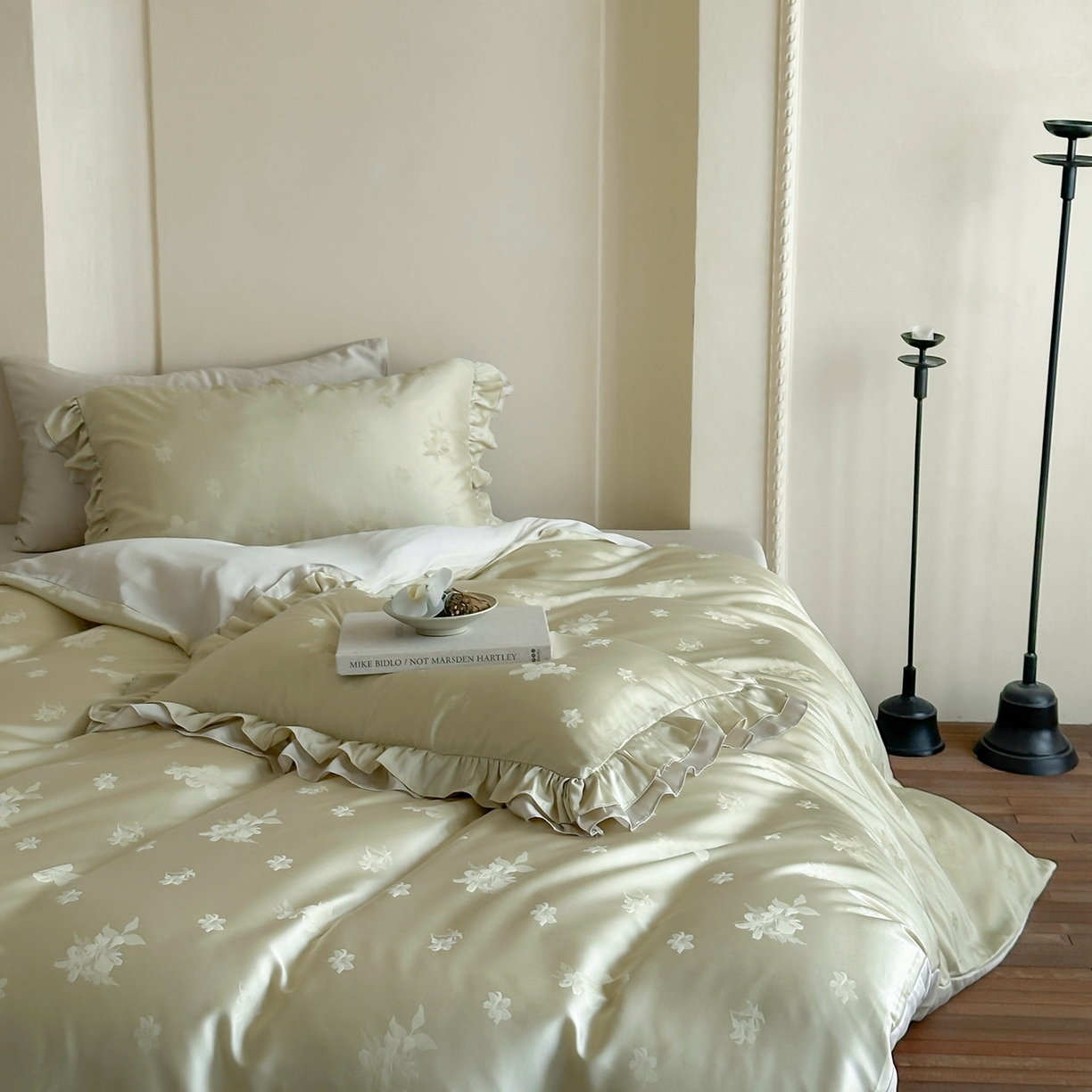 91家纺网 家纺一手货源 找家纺 玉宇阁家居 2026新款60S进口兰精天丝提花四件套-莫莫咖momocha 莫莫咖momocha-小野春和