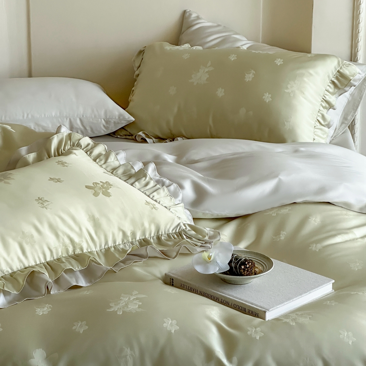 91家纺网 家纺一手货源 找家纺 玉宇阁家居 2026新款60S进口兰精天丝提花四件套-莫莫咖momocha 莫莫咖momocha-小野春和