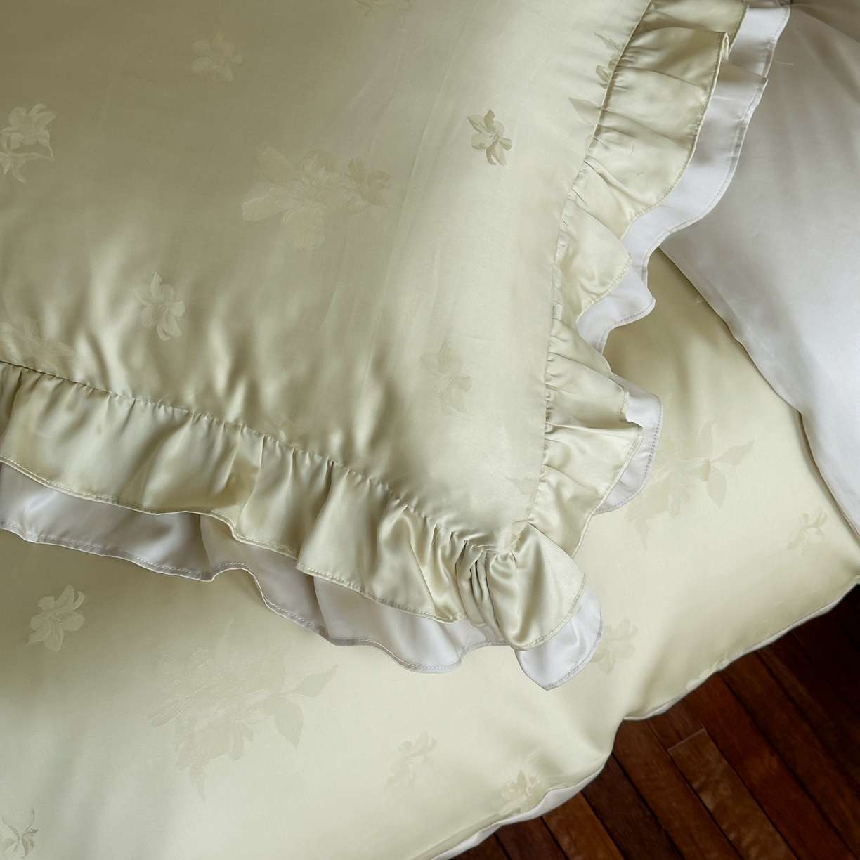 91家纺网 家纺一手货源 找家纺 玉宇阁家居 2026新款60S进口兰精天丝提花四件套-莫莫咖momocha 莫莫咖momocha-小野春和