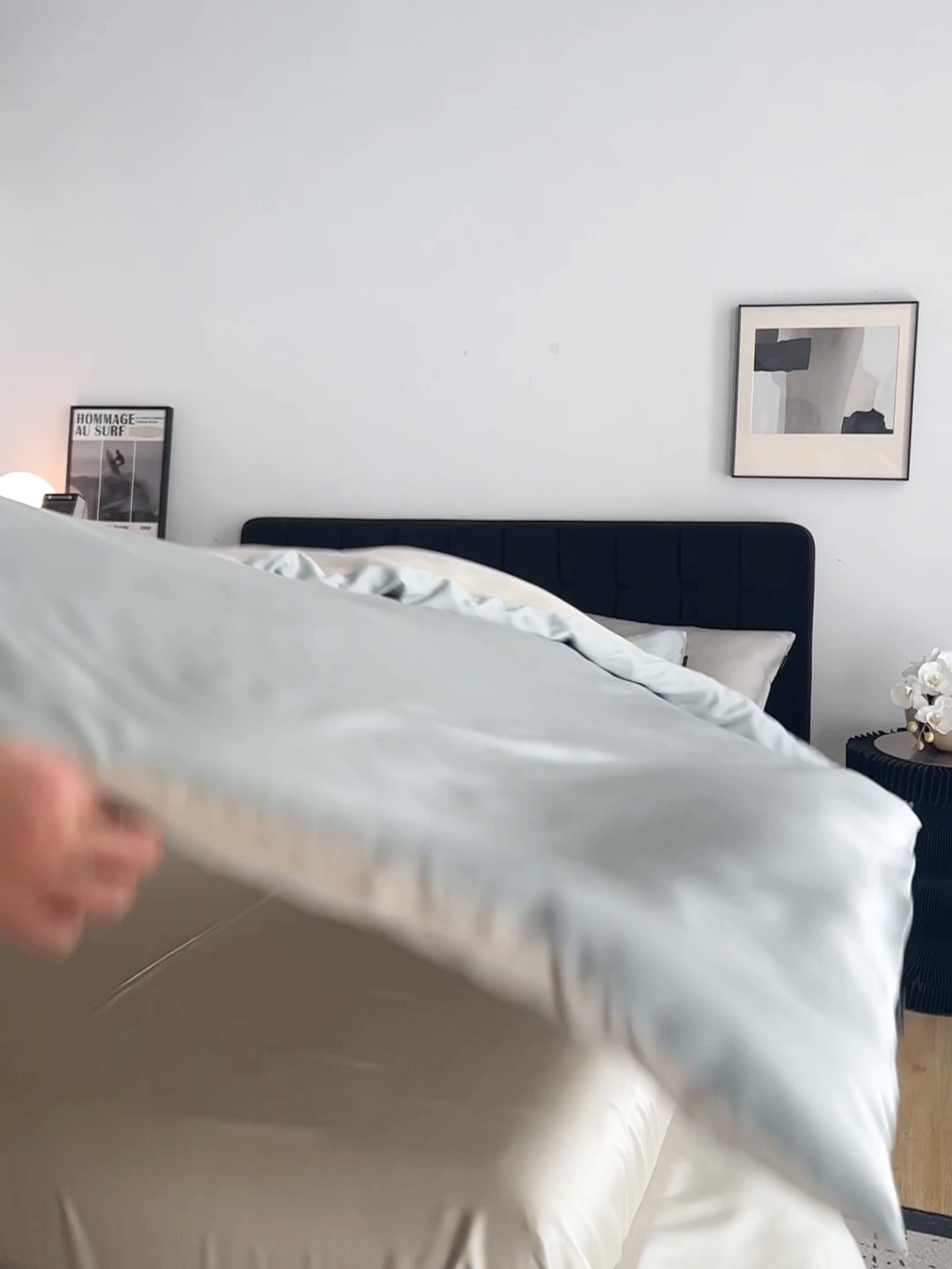 91家纺网 家纺一手货源 找家纺 玉宇阁家居 2026春夏60s兰精天丝拼色四件套 云杉-琥珀