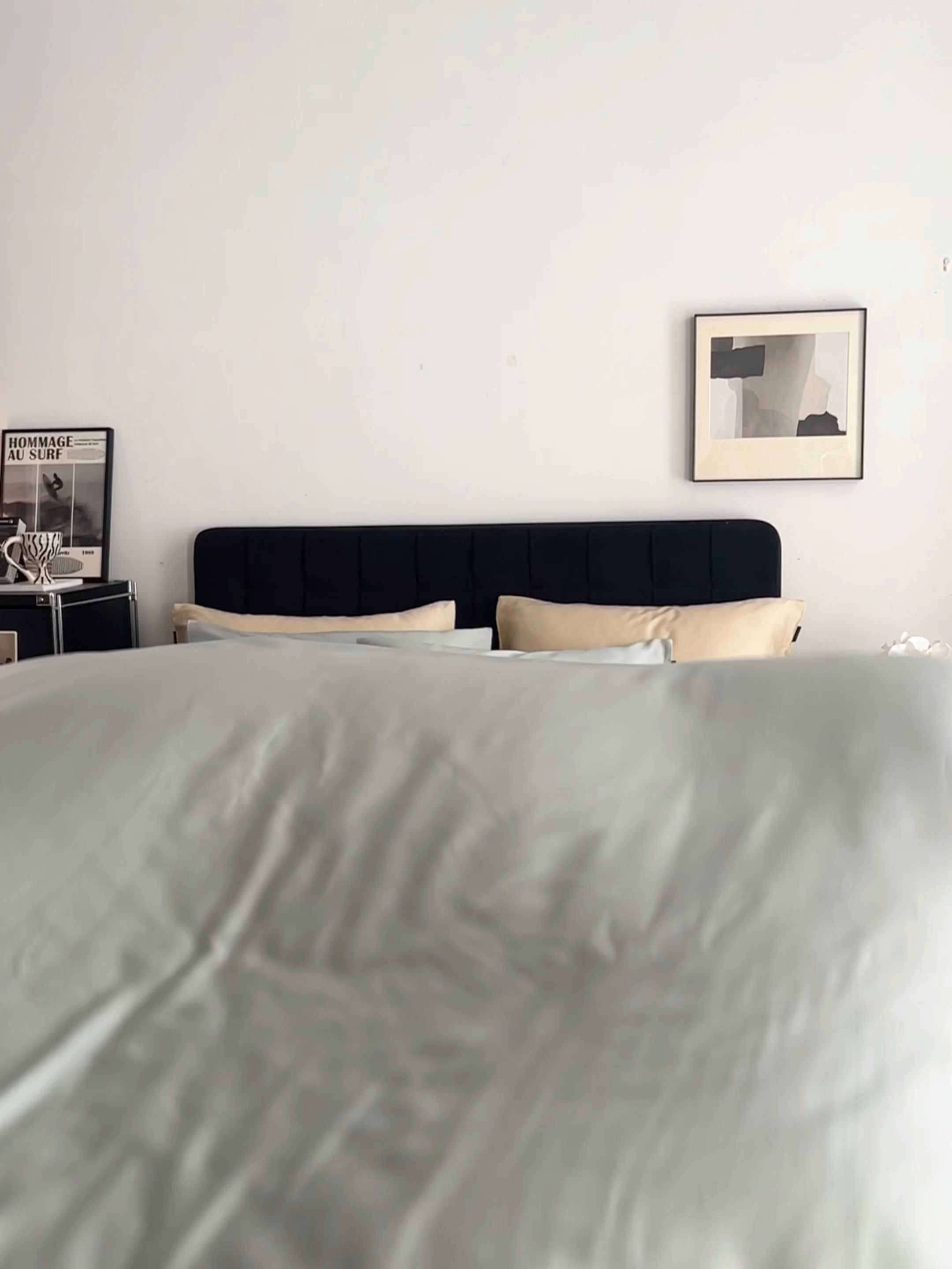 91家纺网 家纺一手货源 找家纺 玉宇阁家居 2026春夏60s兰精天丝拼色四件套 月青-烟灰