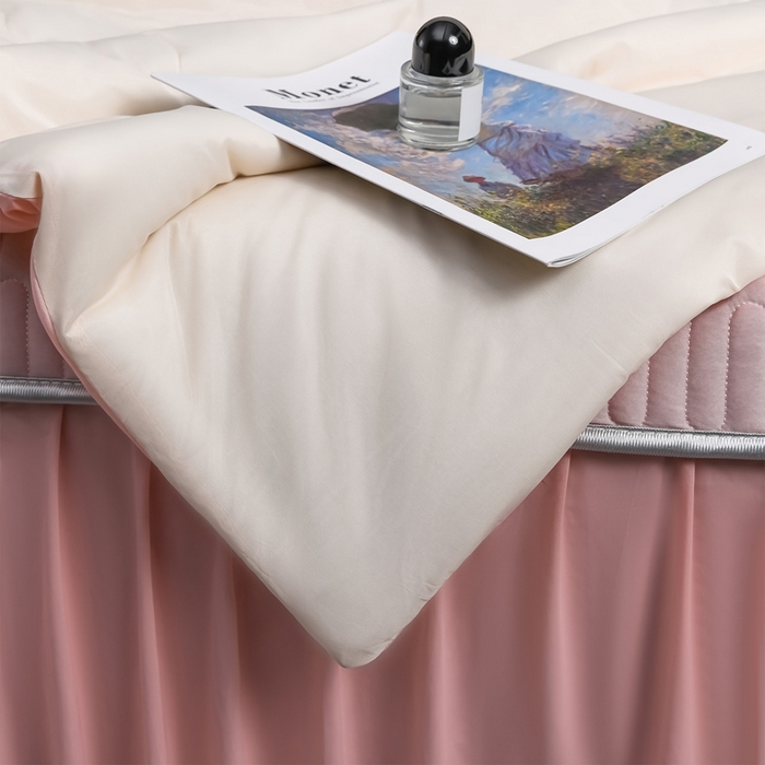 91家纺网 家纺一手货源 找家纺 （总）妮恒美家纺 2026春夏新款凉感丝床盖夏被夏凉被空调被四件套