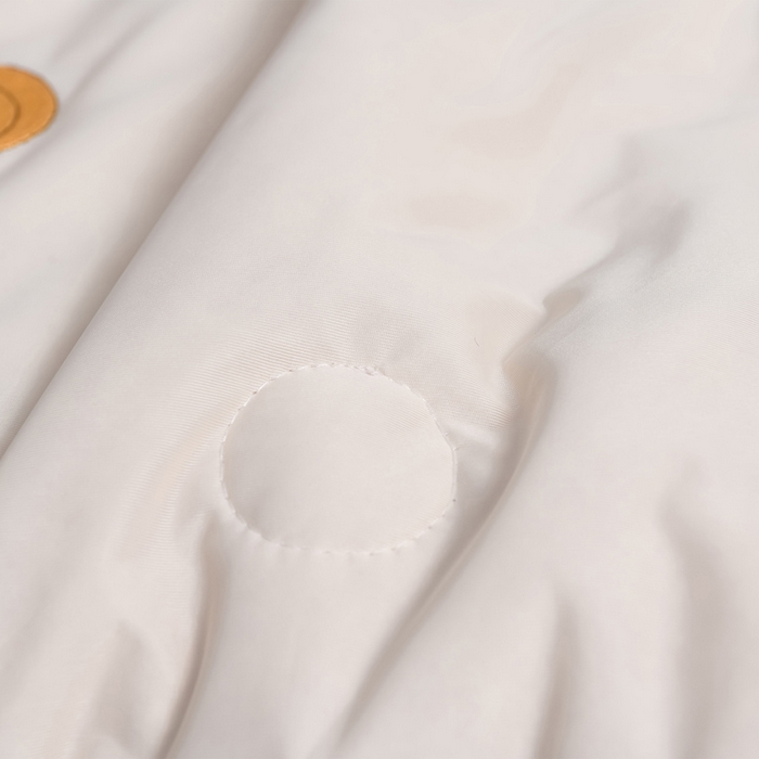 91家纺网 家纺一手货源 找家纺 妮恒美家纺 2026春夏新款凉感丝床盖夏被夏凉被空调被四件套 小南瓜奶白粉