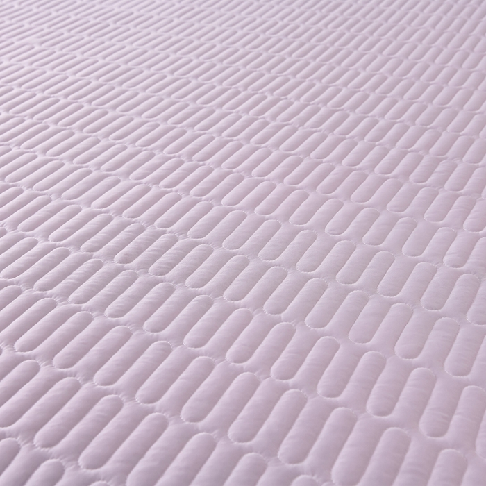 91家纺网 家纺一手货源 找家纺 妮恒美家纺 2026春夏新款凉感丝床盖夏被夏凉被空调被四件套 郁金香奶白紫