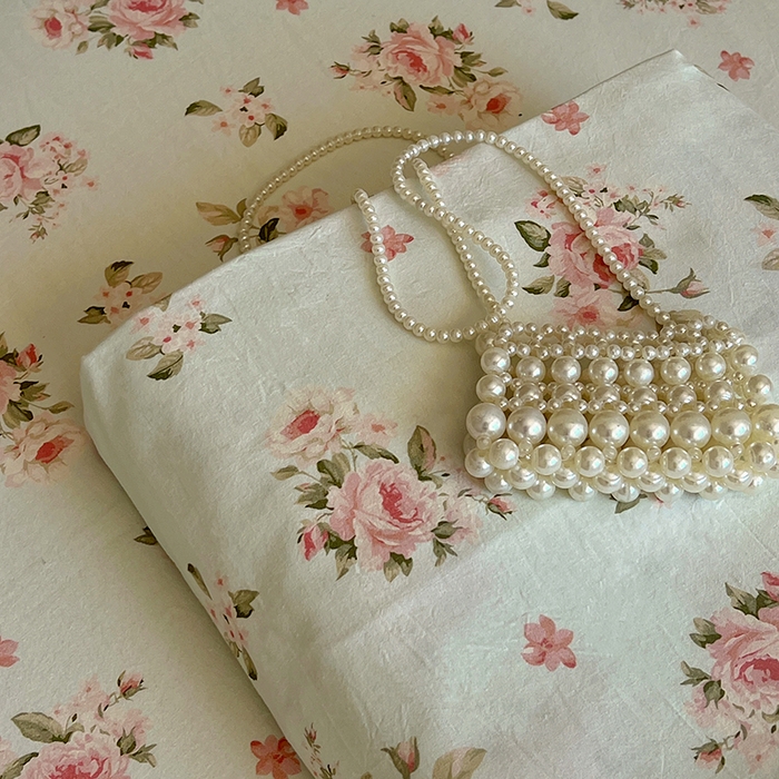 91家纺网 家纺一手货源 找家纺 爱彼家纺 2026春夏新款云感水洗棉床单清新碎花床单三件套 云感-春风里