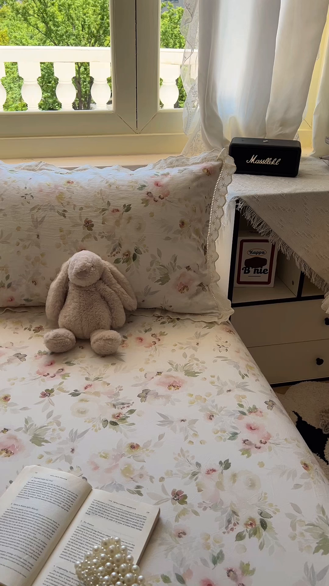 91家纺网 家纺一手货源 找家纺 爱彼家纺 2026春夏新款云感水洗棉床单清新碎花床单三件套 云感-春花秋月