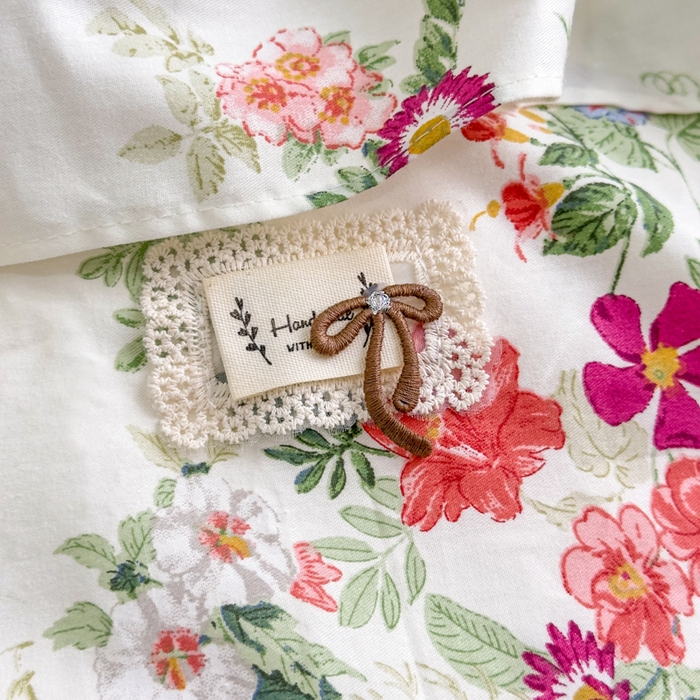 91家纺网 家纺一手货源 找家纺 菊上家纺 2026新款法式田园风蕾丝床裙款四件套 梦青栀