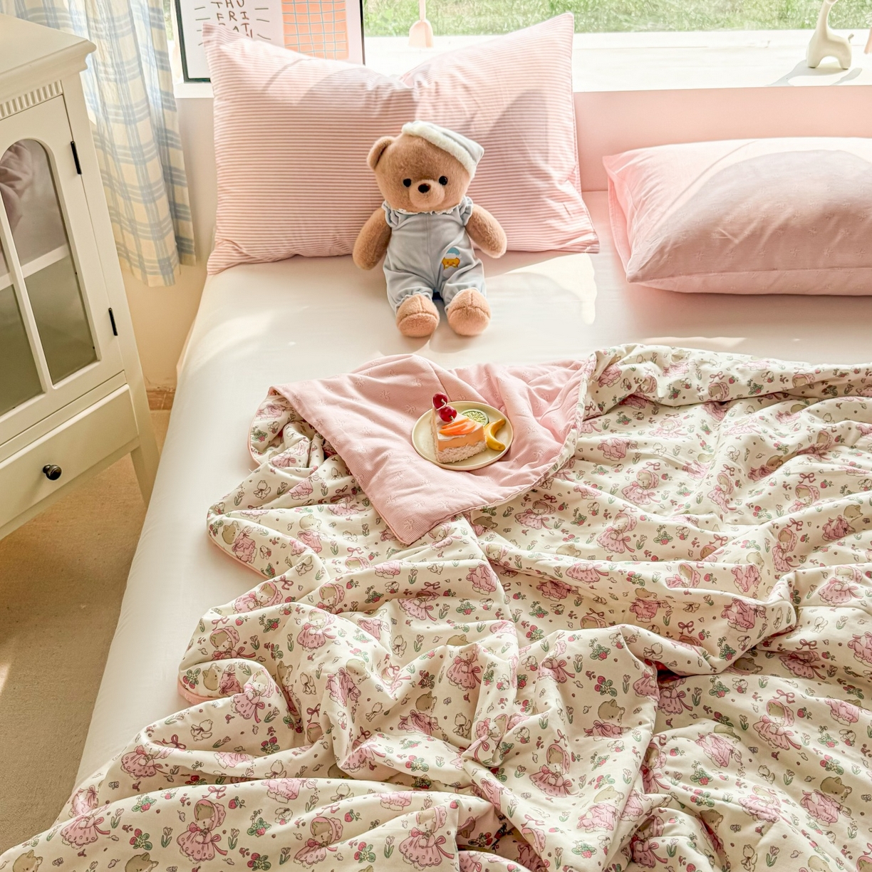 91家纺网 家纺一手货源 找家纺 （总）梵克保罗 2026新款A类全棉双层纱夏被夏凉被空调被