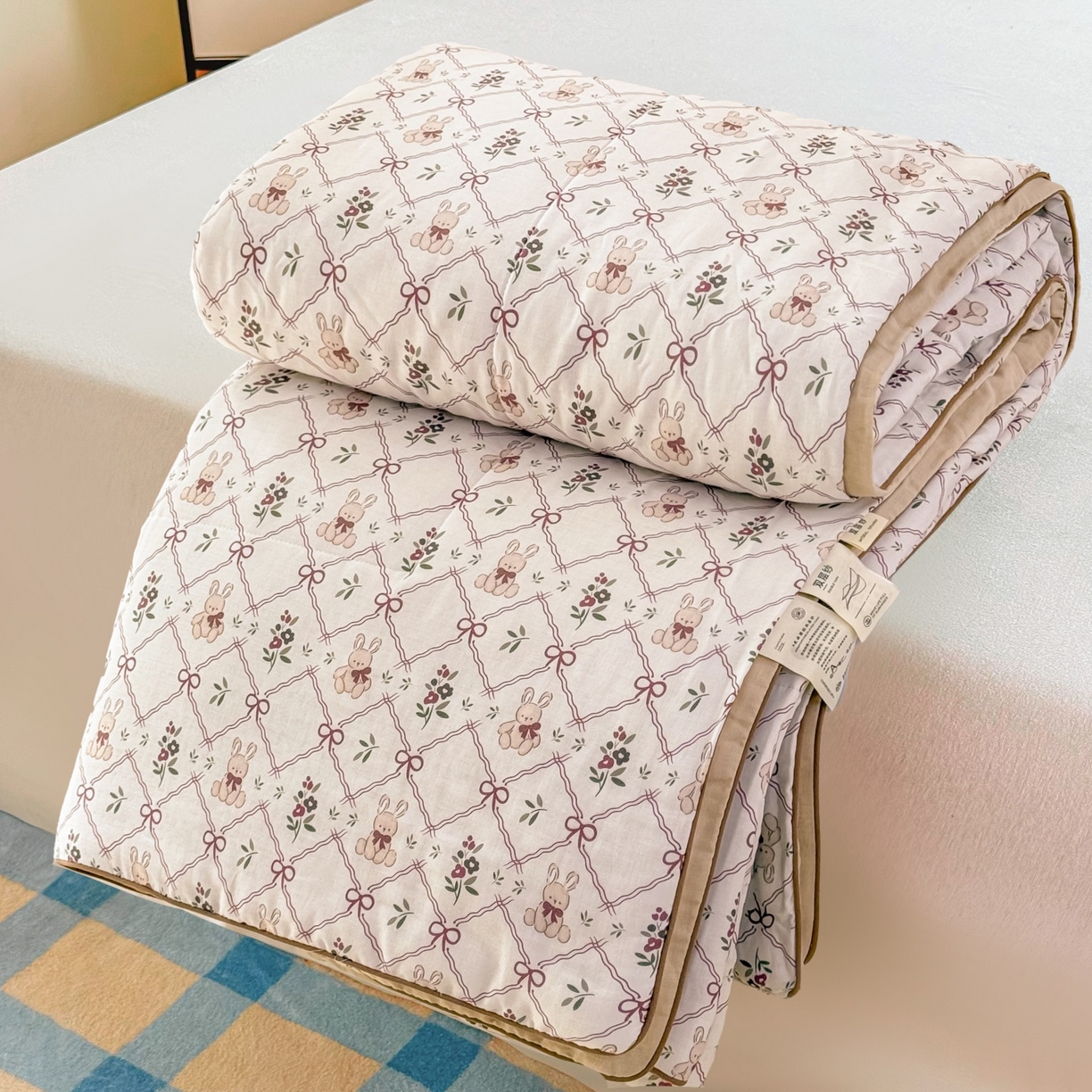 91家纺网 家纺一手货源 找家纺 （总）梵克保罗 2026新款A类全棉双层纱夏被夏凉被空调被