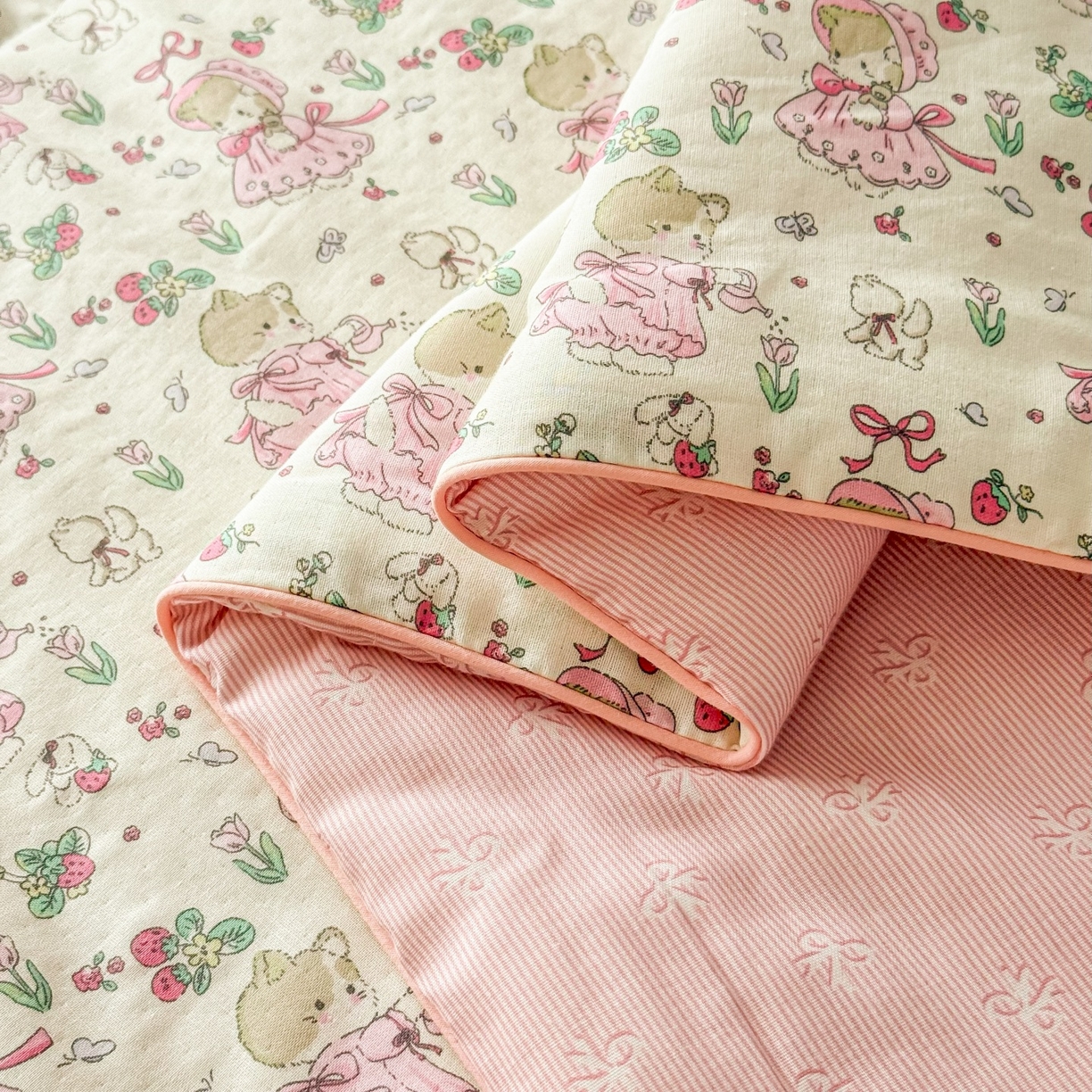 91家纺网 家纺一手货源 找家纺 梵克保罗 2026新款A类全棉双层纱夏被夏凉被空调被 可露丽