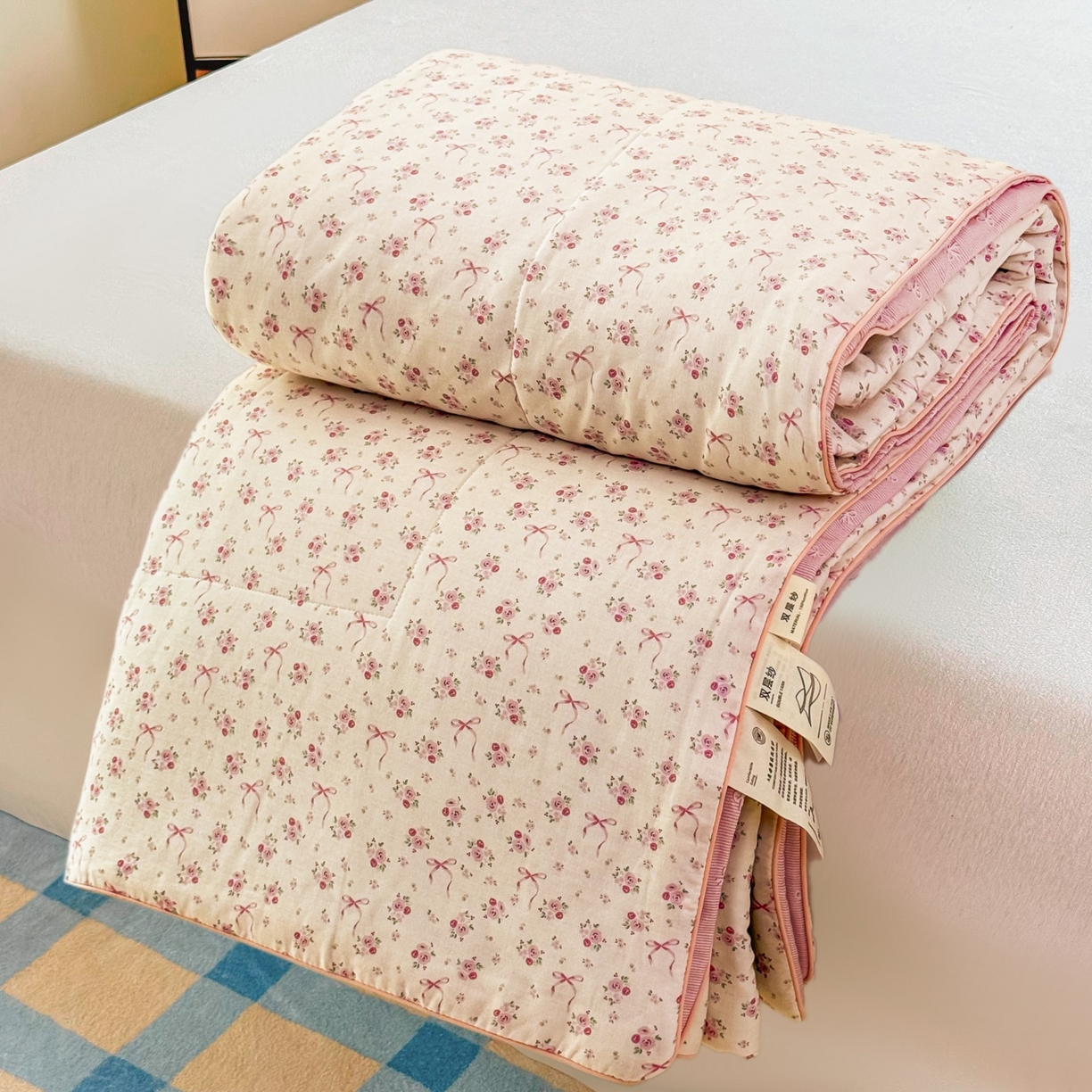 梵克保罗 2026新款A类全棉双层纱夏被夏凉被空调被 宛如初见