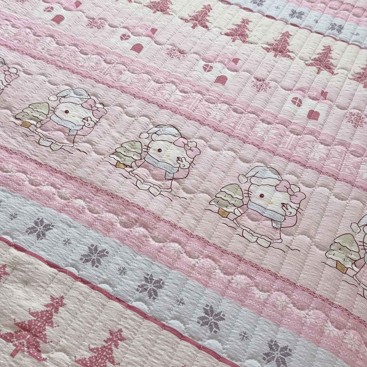 91家纺网 家纺一手货源 找家纺 （总）悠米悠家 2026春夏新款木棉双层纱单床盖 床盖单件