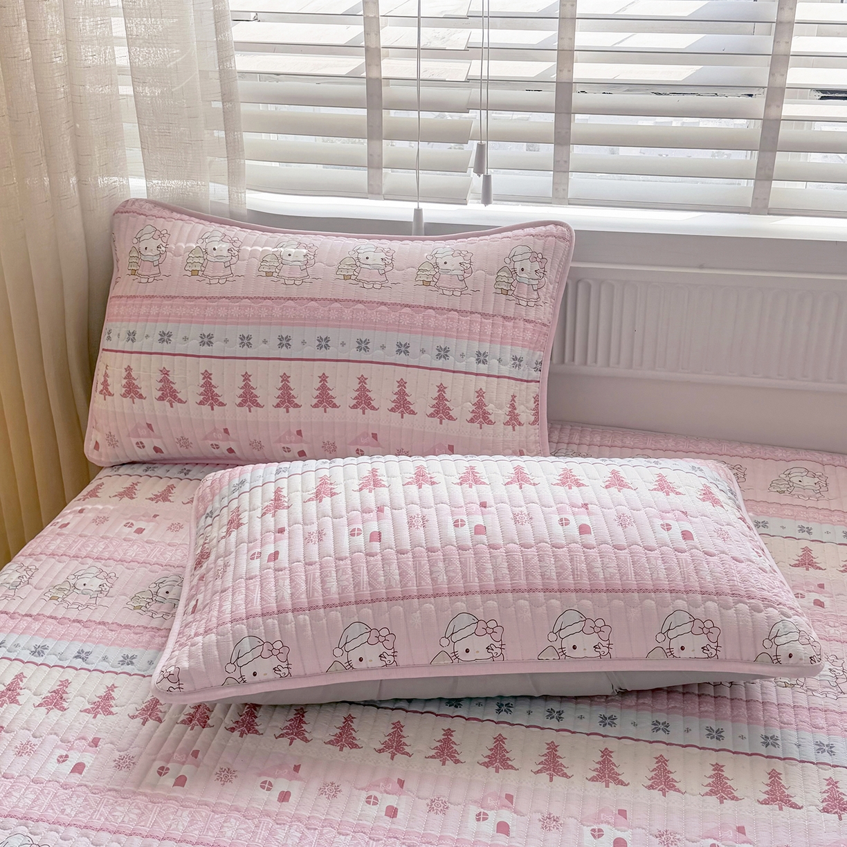 91家纺网 家纺一手货源 找家纺 （总）悠米悠家 2026春夏新款木棉双层纱单床盖 床盖单件