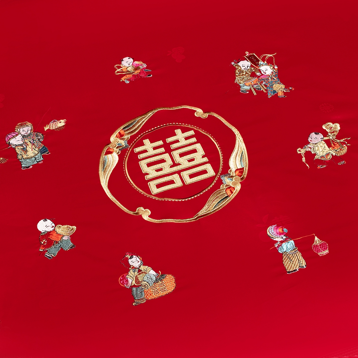 91家纺网 家纺一手货源 找家纺 （总）蒂爵 2026婚庆新疆长绒棉纯棉原版大绣花婚庆四件套多件套340系列