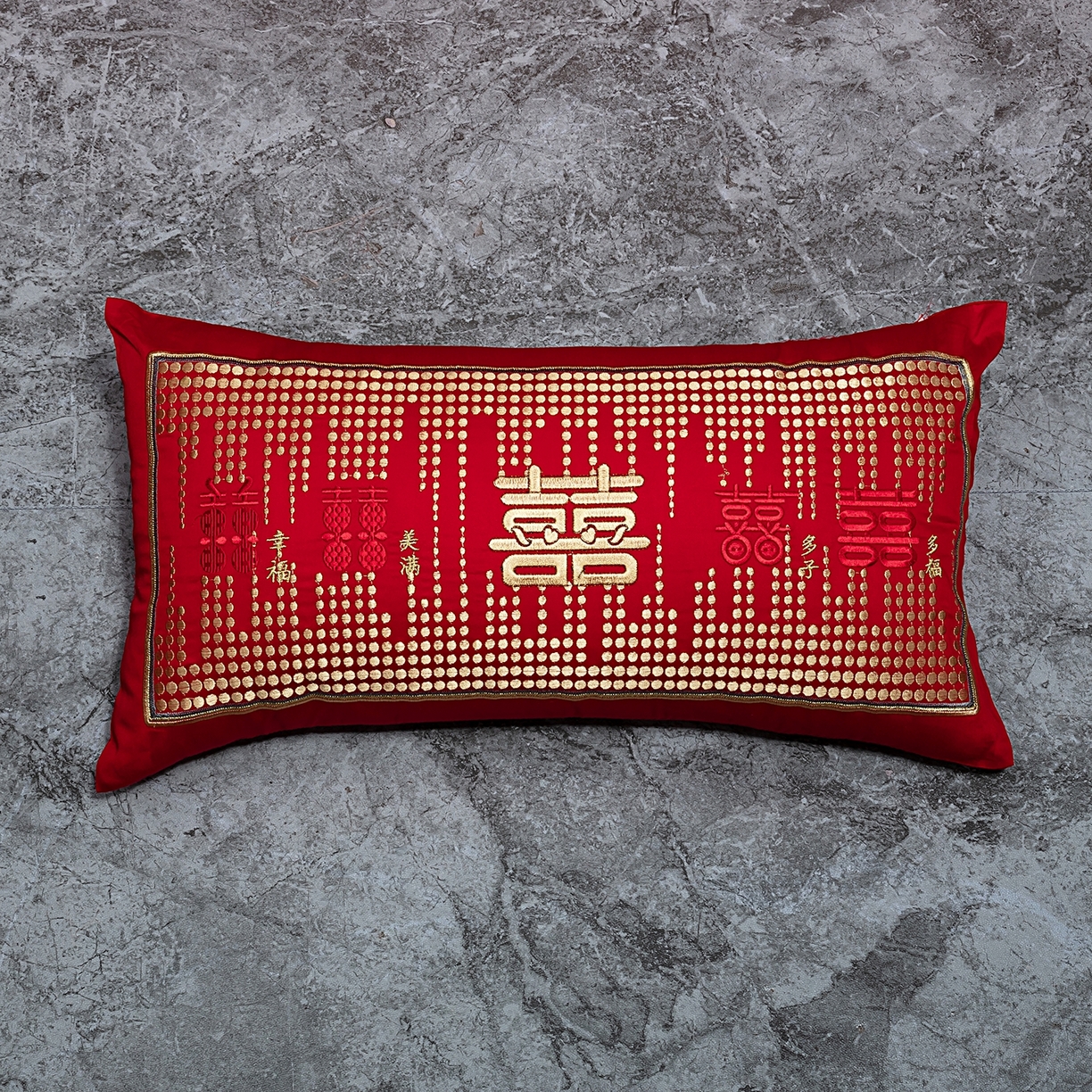 91家纺网 家纺一手货源 找家纺 蒂爵 2026婚庆新疆长绒棉纯棉原版大绣花婚庆四件套多件套340系列 龙凤婚约