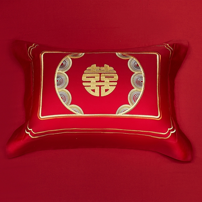 91家纺网 家纺一手货源 找家纺 （总）蒂爵 2026婚庆新疆长绒棉纯棉原版大绣花婚庆四件套多件套340系列