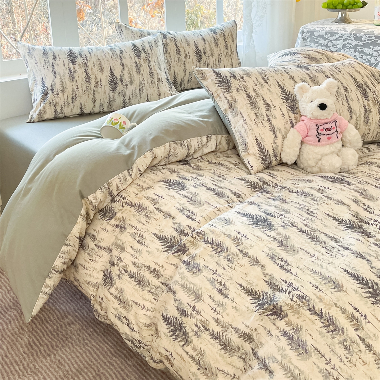 91家纺网 家纺一手货源 找家纺 （总）名兮家居 2026新款A类全棉棉麻四件套