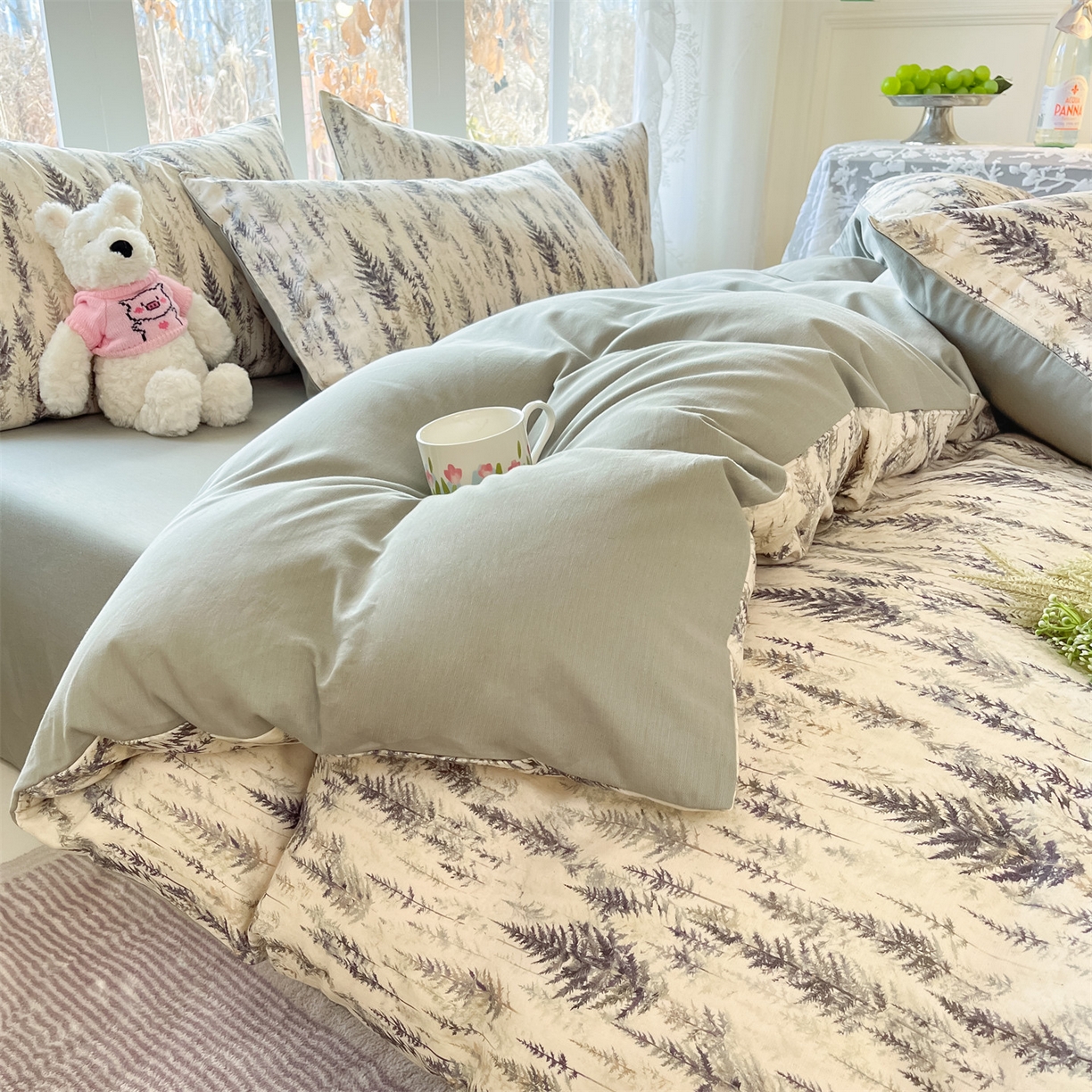 91家纺网 家纺一手货源 找家纺 （总）名兮家居 2026新款A类全棉棉麻四件套