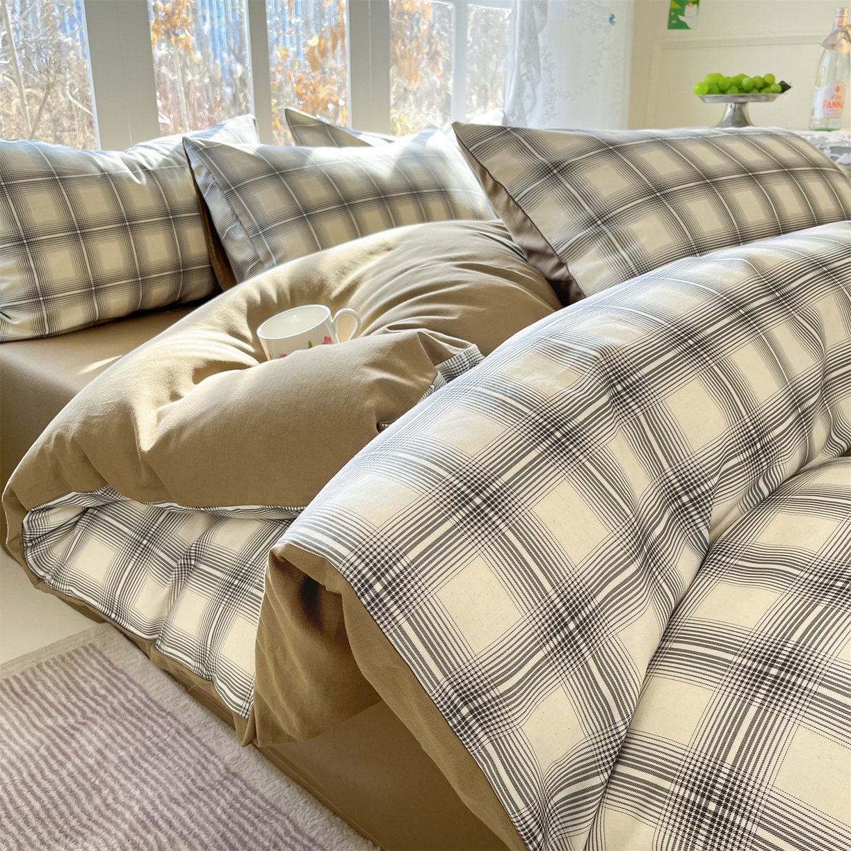 91家纺网 家纺一手货源 找家纺 （总）名兮家居 2026新款A类全棉棉麻四件套