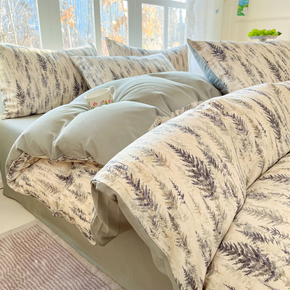 91家纺网 家纺一手货源 找家纺 （总）名兮家居 2026新款A类全棉棉麻四件套