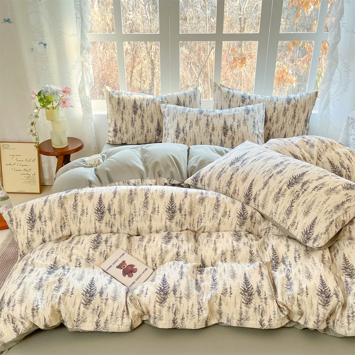 91家纺网 家纺一手货源 找家纺 （总）名兮家居 2026新款A类全棉棉麻四件套