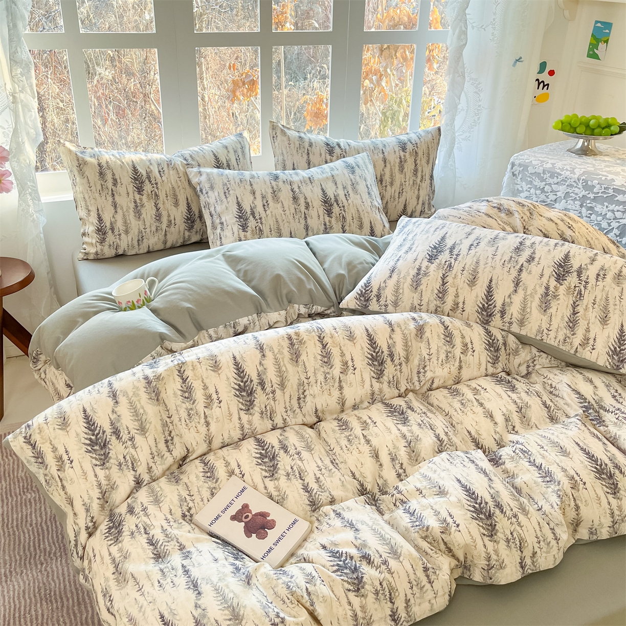 91家纺网 家纺一手货源 找家纺 （总）名兮家居 2026新款A类全棉棉麻四件套