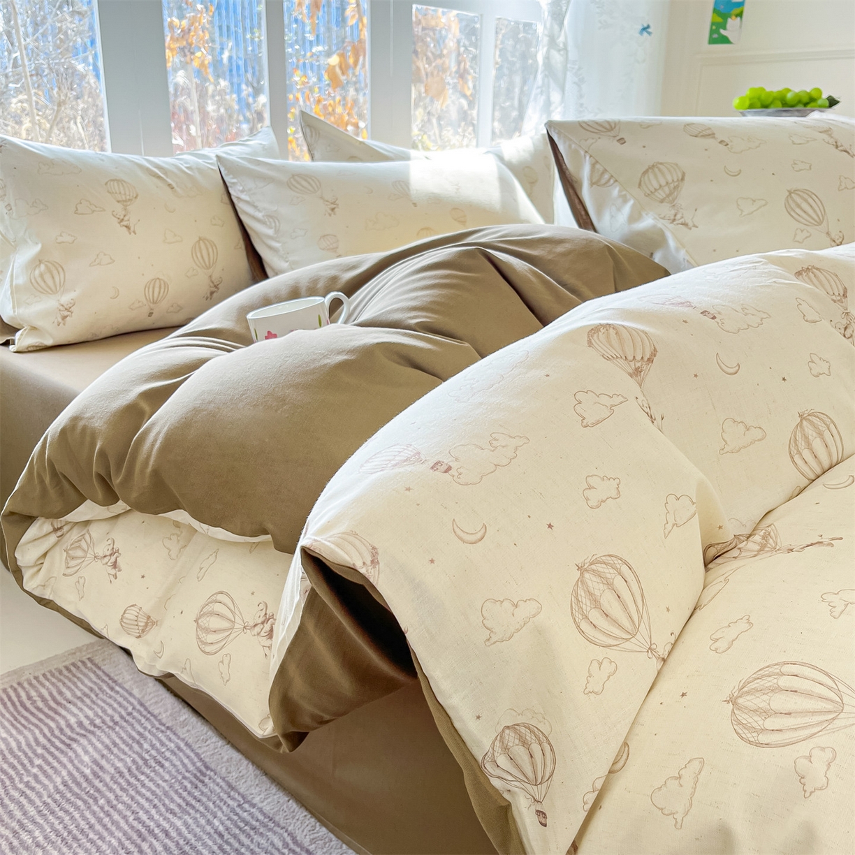 91家纺网 家纺一手货源 找家纺 （总）名兮家居 2026新款A类全棉棉麻四件套